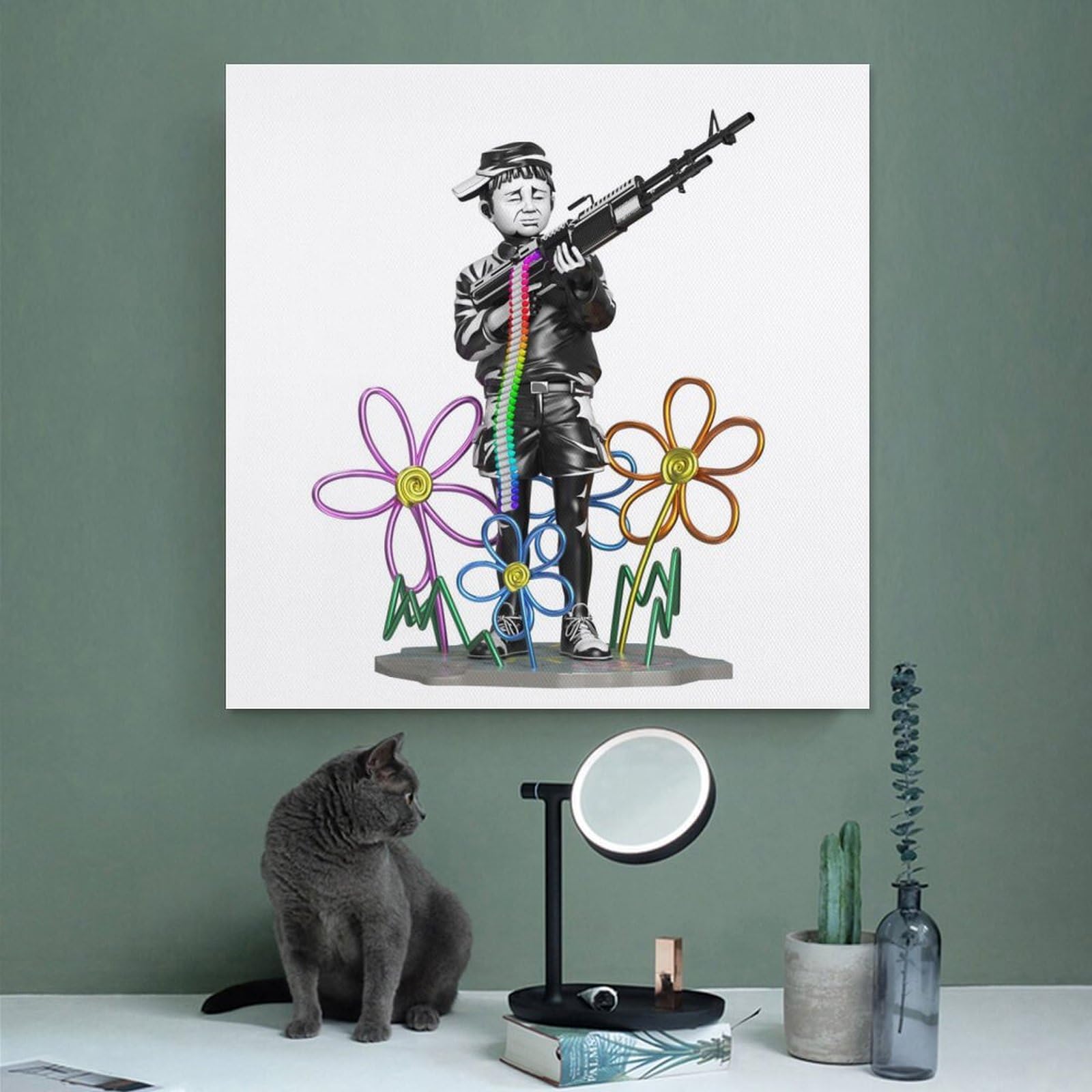 Amazon.co.jp: バンクシーのポリストーン・アート・フィギュア